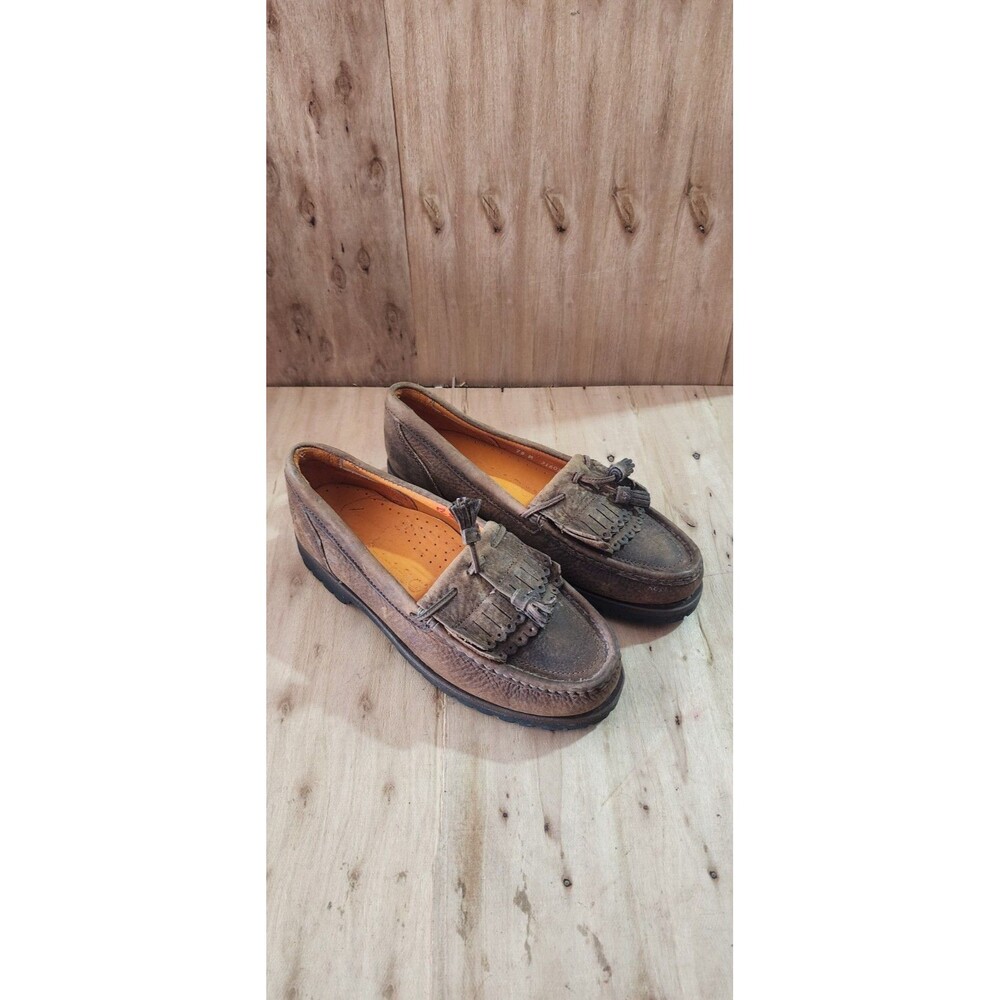 Timberland Kiltie Tassel Loafers Mens Size 6 Moccasin Toe Leather